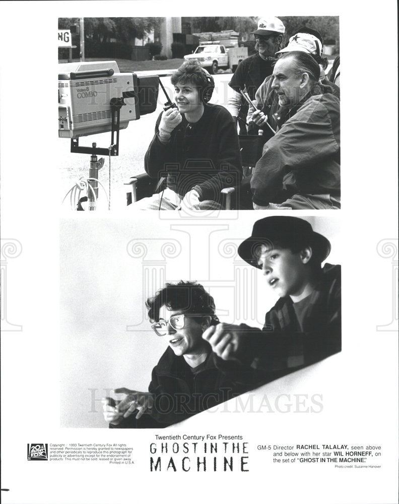 1993 Press Photo Rachel Talalay Director Wil Horneff Actor Ghost Machine - Historic Images