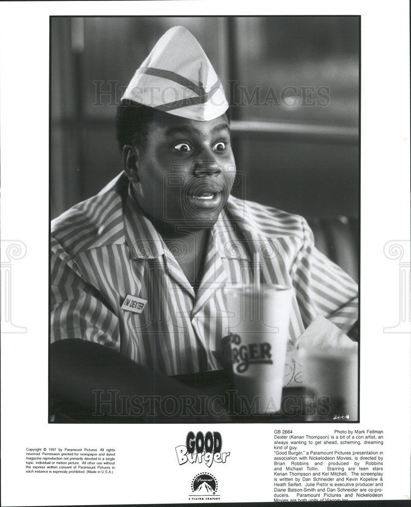 Kenan Thompson Good Burger 1997 vintage promo photo print - Historic Images