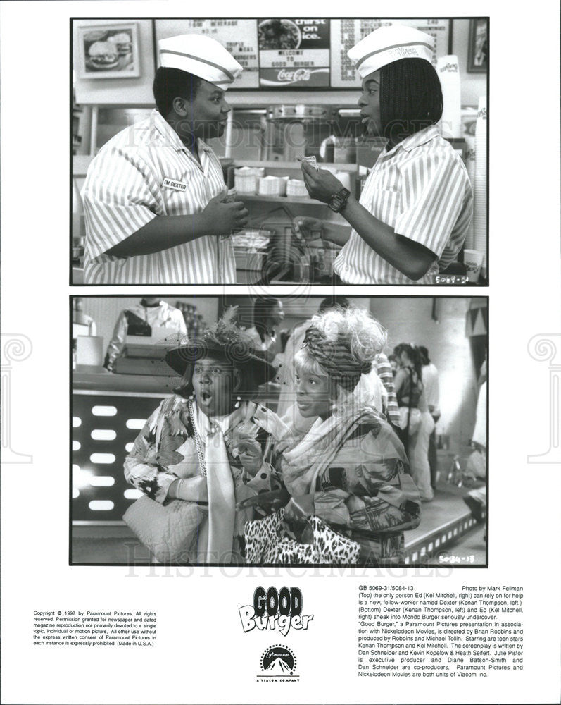 1997 Press Photo Kel Mitchell Kenan Thompson Good Burger - Historic Images