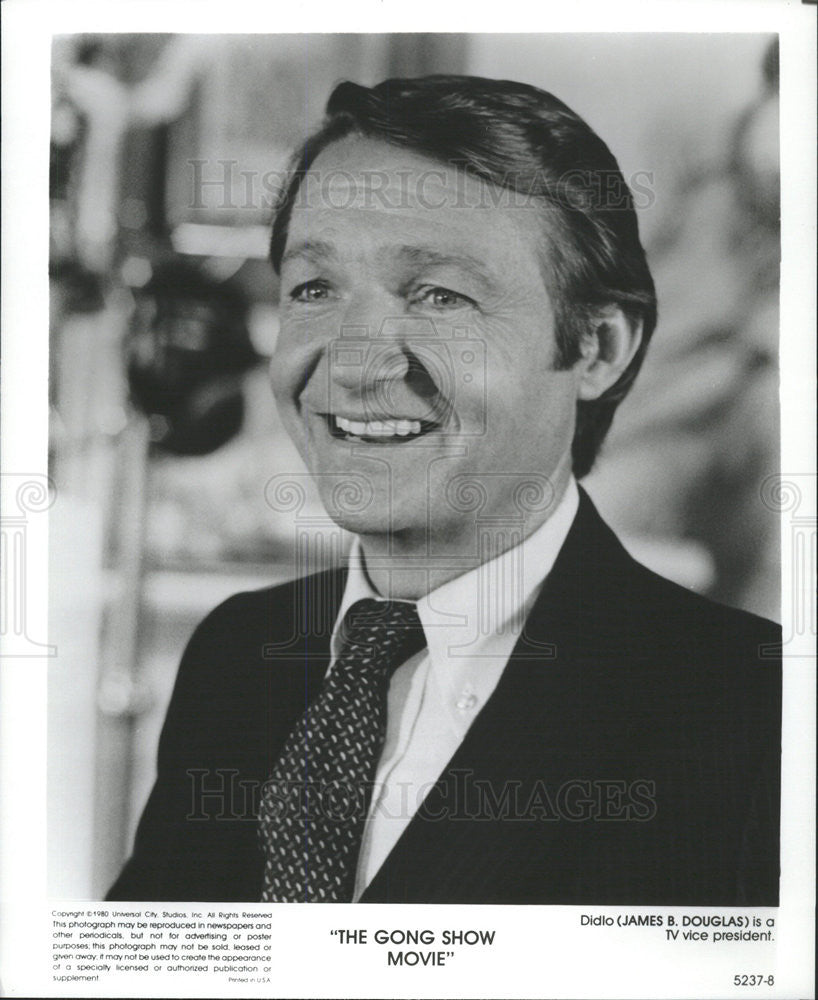 1980 Press Photo James Douglas The Gong Show Movie - Historic Images