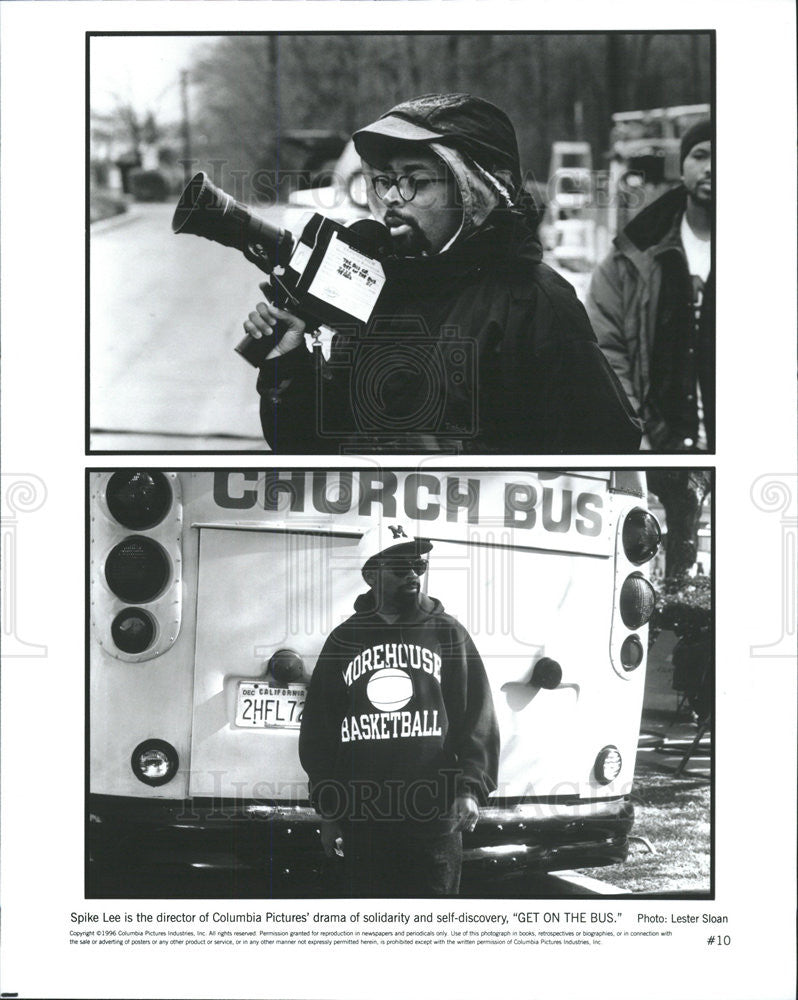 1996 Press Photo Spike Lee Director Get On The Bus - Historic Images