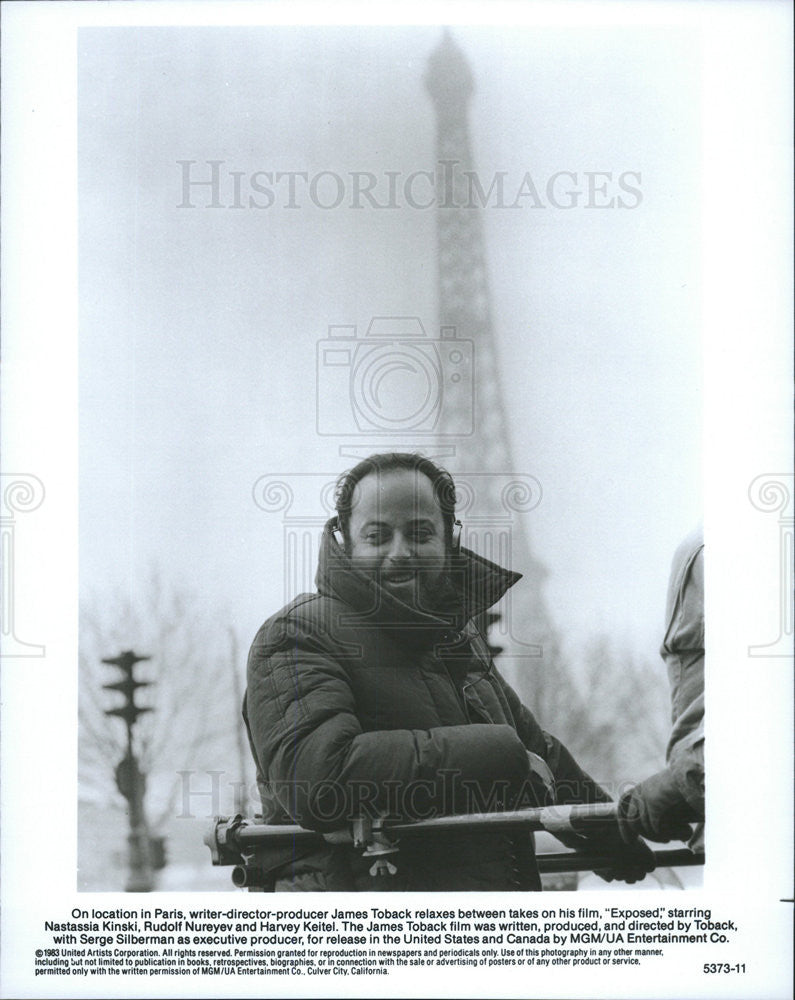 1983 Press Photo James Toback Writer Director Producer Exposed - Historic Images