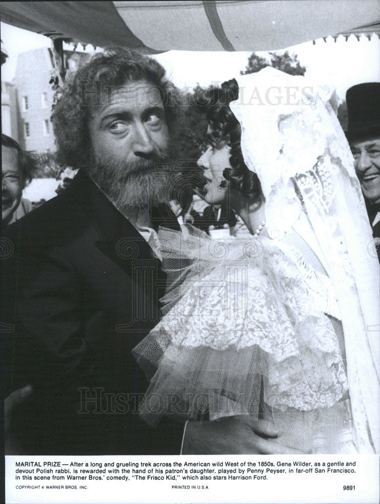 1979 Press Photo The Frisco Kid Gene Wilder Penny Peyser - Historic Images