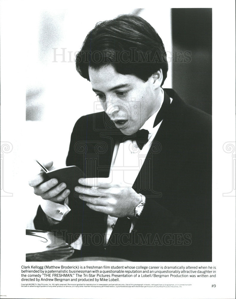 1990 Press Photo Film The Freshman Matthew Broderick - Historic Images