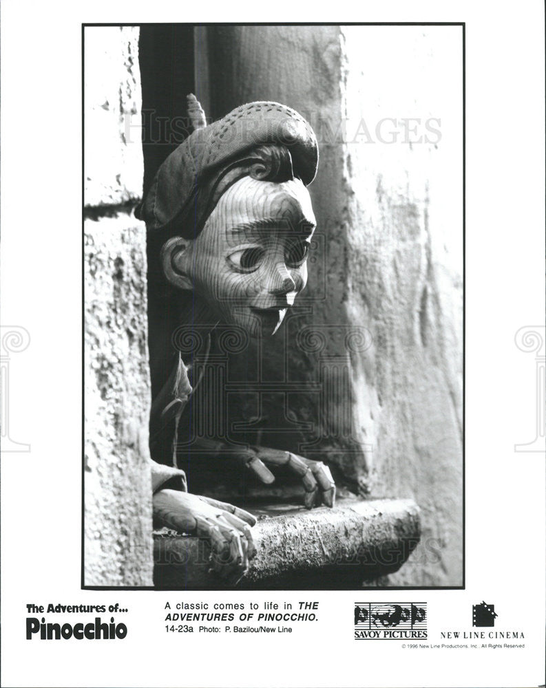 1996 Press Photo The Adventures Of Pinocchio - Historic Images