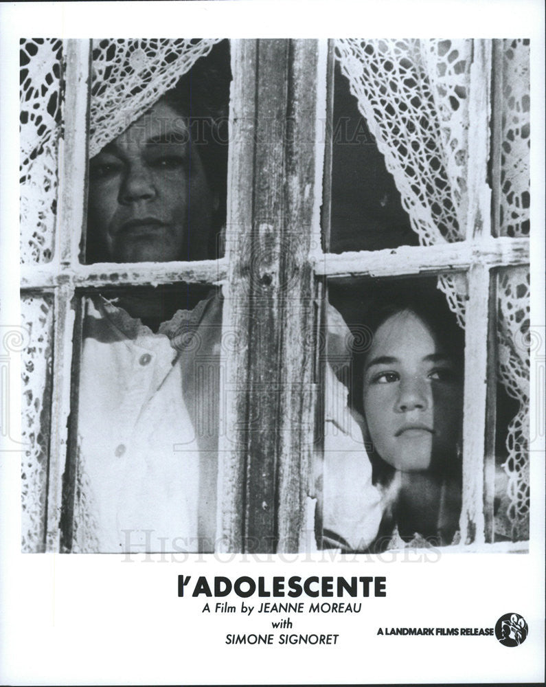 1976 Press Photo Simone Signoret Laetitia Chauveau L'adolescente - Historic Images