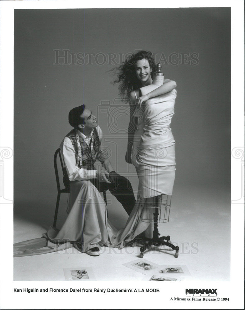 1994 Press Photo Film A La Mode Ken Higelin Florence Darel from Remy Duchemin - Historic Images