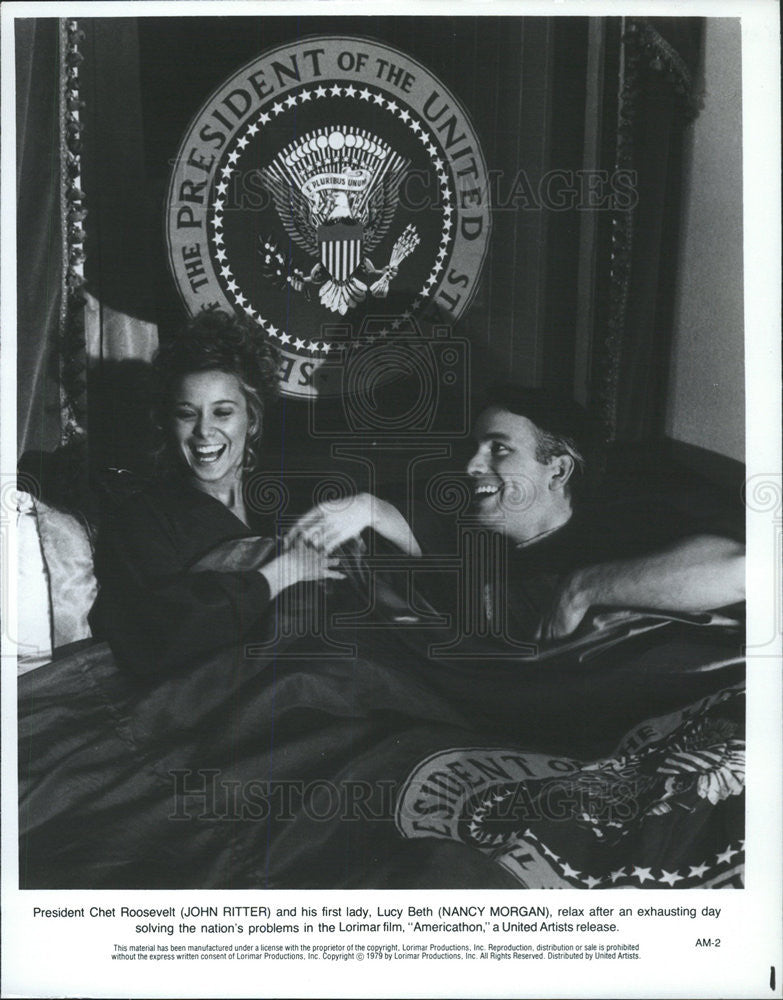 John Ritter Nancy Morgan Americathon 1979 vintage promo photo print ...