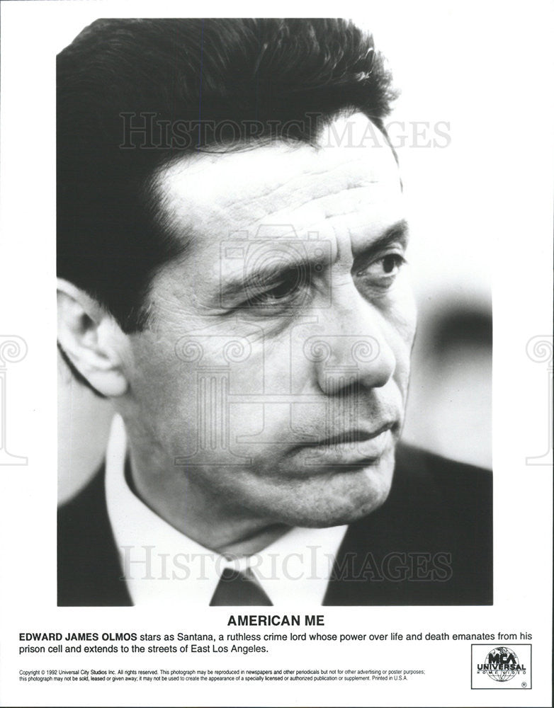 1992 Press Photo Edward James Olmos American Me - Historic Images