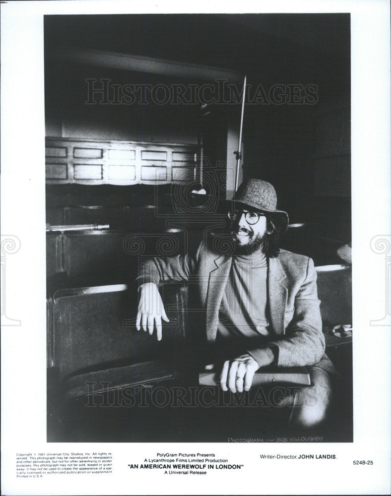1981 Press Photo Film An American Werewolf in London John Landis Writer Director - Historic Images