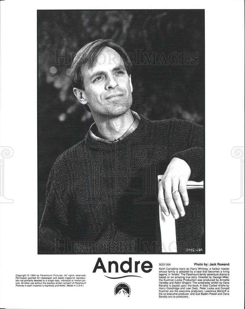 1994 Press Photo Film Andre Stars Keith Carradine - Historic Images