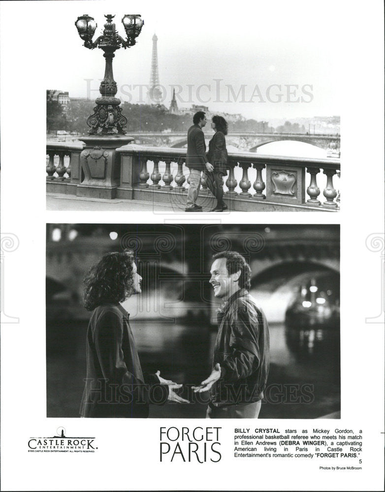 1995 Press Photo Billy Crystal Debra Winger Forget Paris - Historic Images