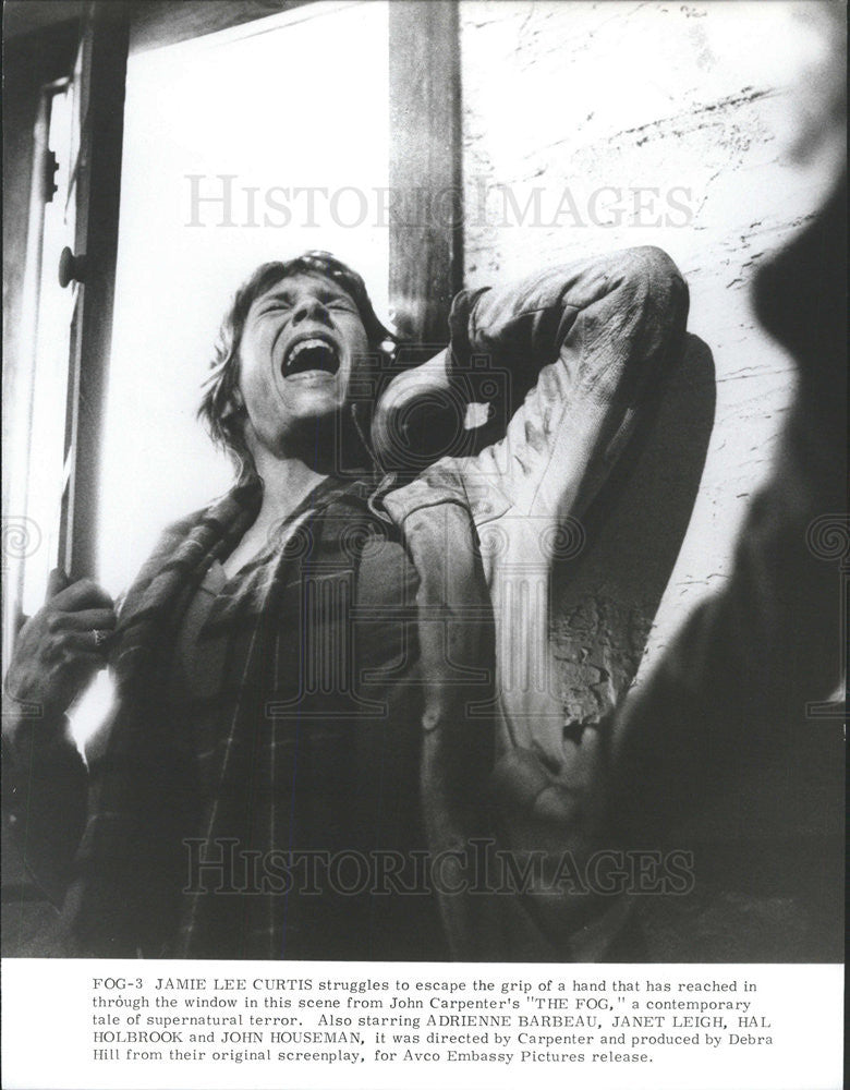 1980 Press Photo Jamie Lee Curtis In &quot;The Fog&quot; - Historic Images