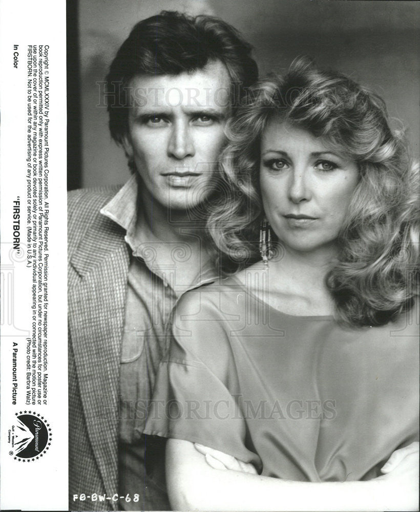 1984 Press Photo Teri Garr Peter Weller Firstborn - Historic Images