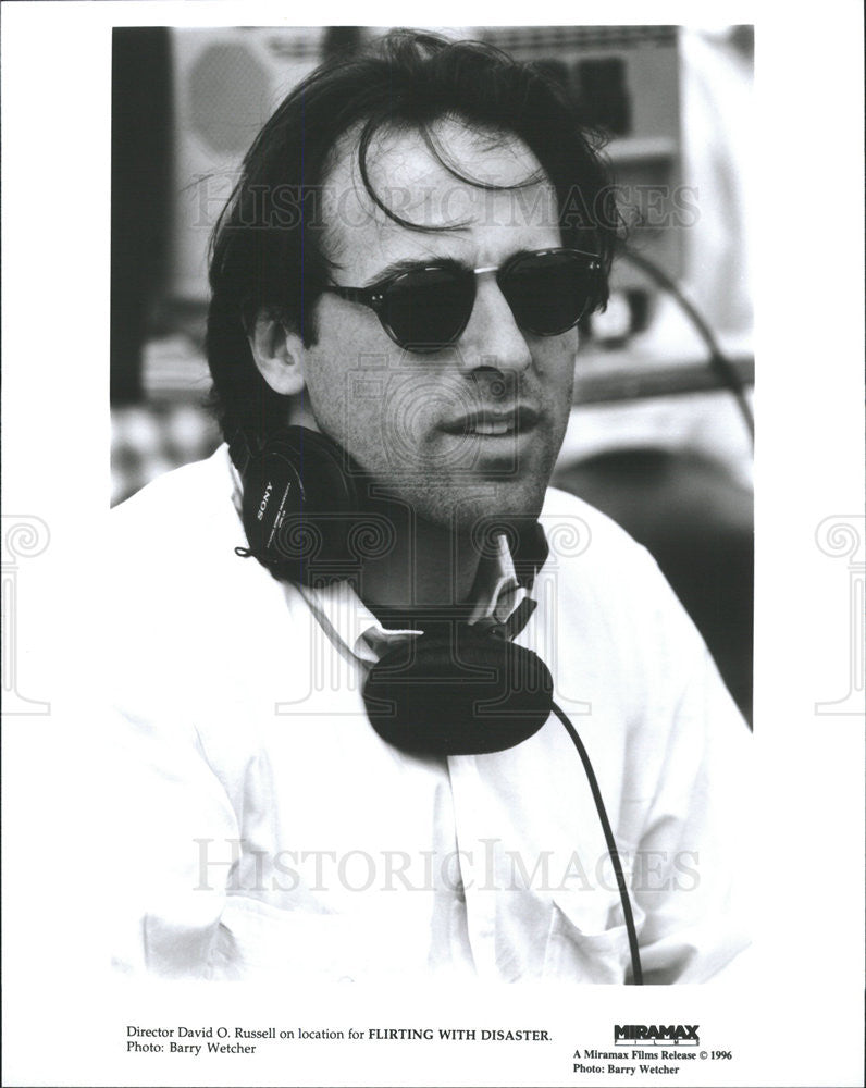 1996 Press Photo &quot;Flirting With Disaster&quot; Director David O. Russell - Historic Images