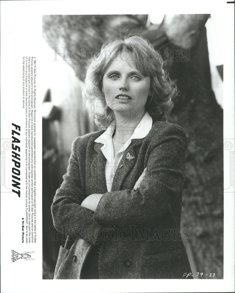 1984 Press Photo Tess Harper Actress Action Suspense Flashpoint Film Movie - Historic Images