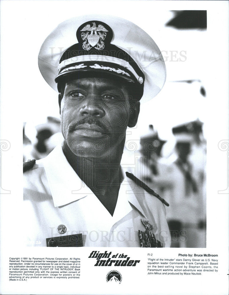 1991 Press Photo Danny Glover Stars In Flight Of The Intruder - Historic Images