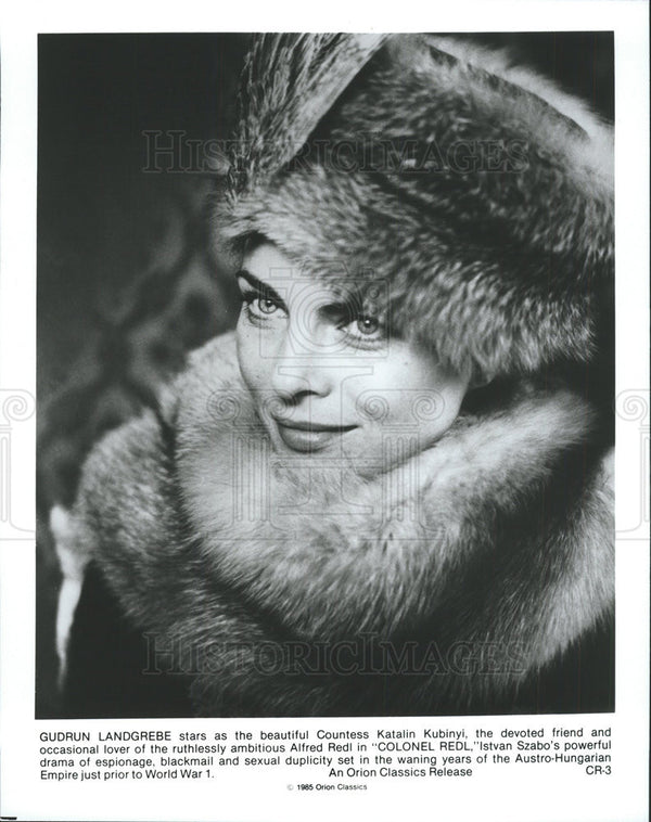 Gudrun Landgrebe Actress Drama Colonel Redl Flm Movie 1985 vintage