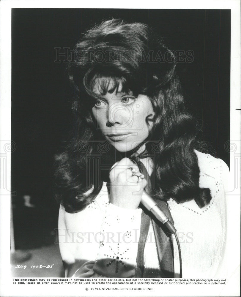 1979 Press Photo Sissy Spacek as Loretta Lynn &quot;Coal Miner&#39;s Daughter&quot; - Historic Images