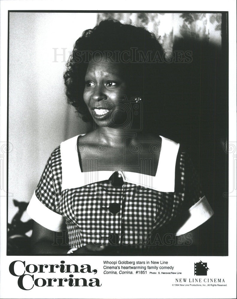 1994 Press Photo Whoopi Goldberg Actress Family Comedy Film Movie Corrina - Historic Images