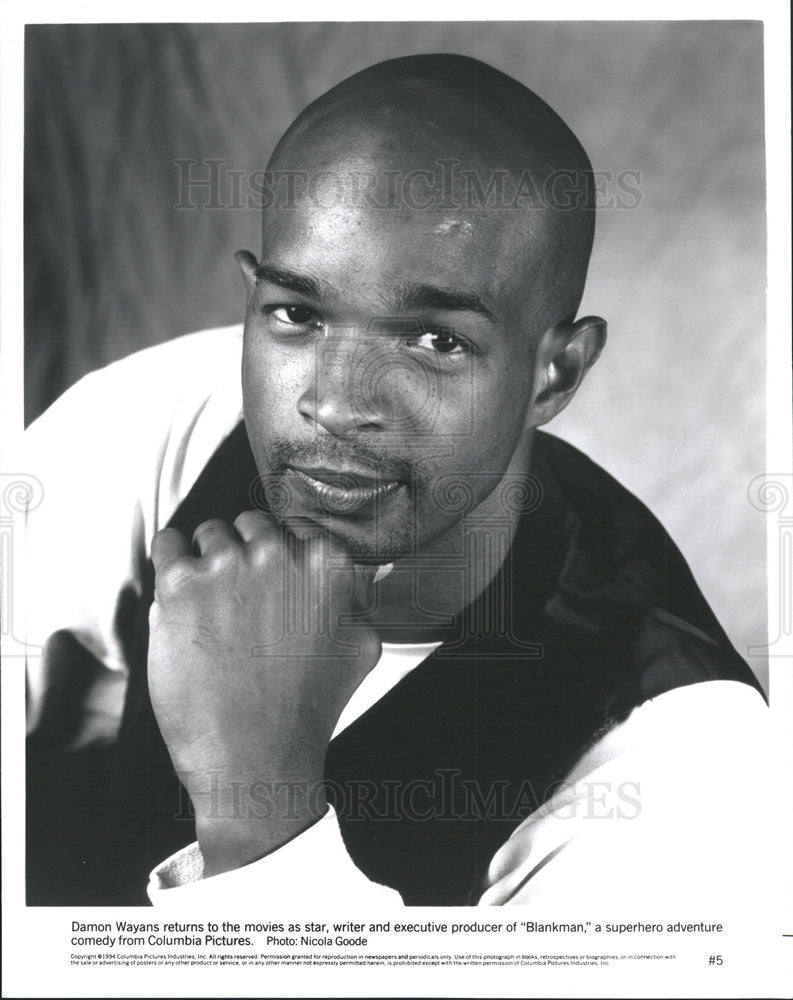 1994 Press Photo Damon Wayans Actor Writer Executive Producer Blankman - Historic Images