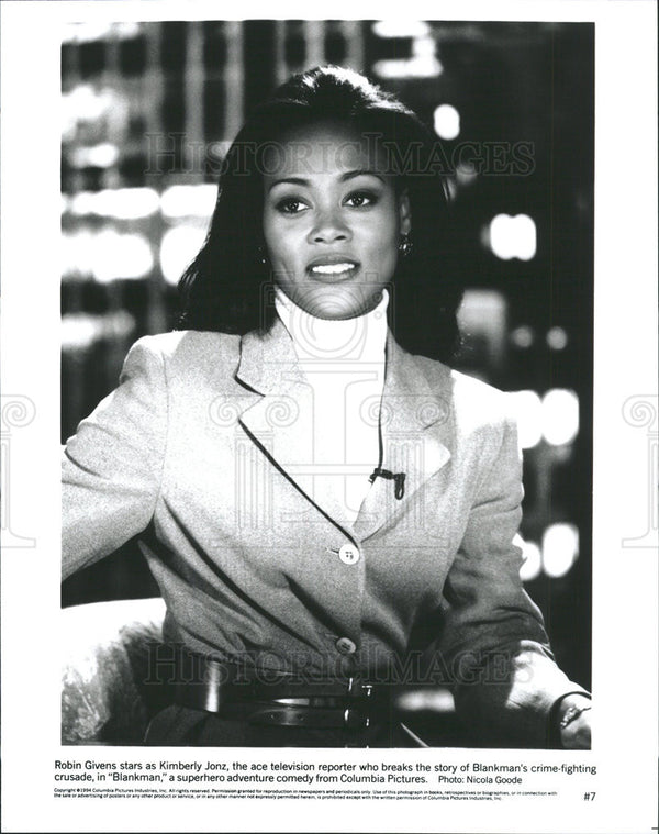 Robin Givens Actress Superhero Adventure Film Blankman Comedy 1994 ...