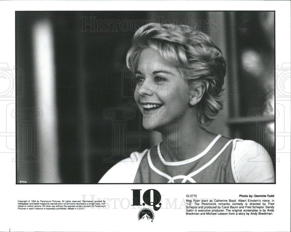 1994 Press Photo Meg Ryan in &quot;I.Q.&quot; - Historic Images