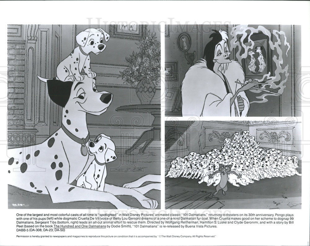 Press Photo 101 Dalmatians (Animation) - Historic Images