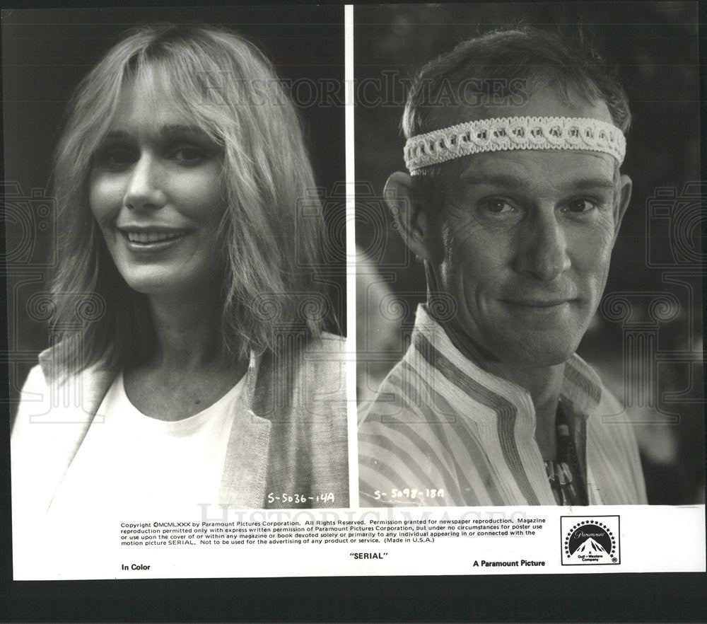 Press Photo Sally Kellerman and Tom Smothers - Historic Images