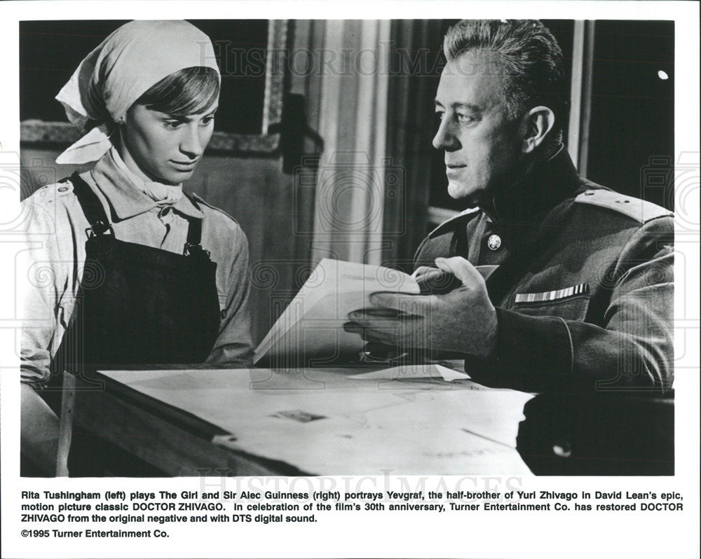 1995 Press Photo Rita Tushingham Actress Alec Guinness Actor Doctor Zhivago Film - Historic Images