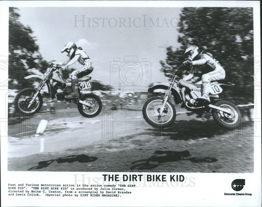 1985 Press Photo The Dirt Bike Kid director Hoite Caston - Historic Images