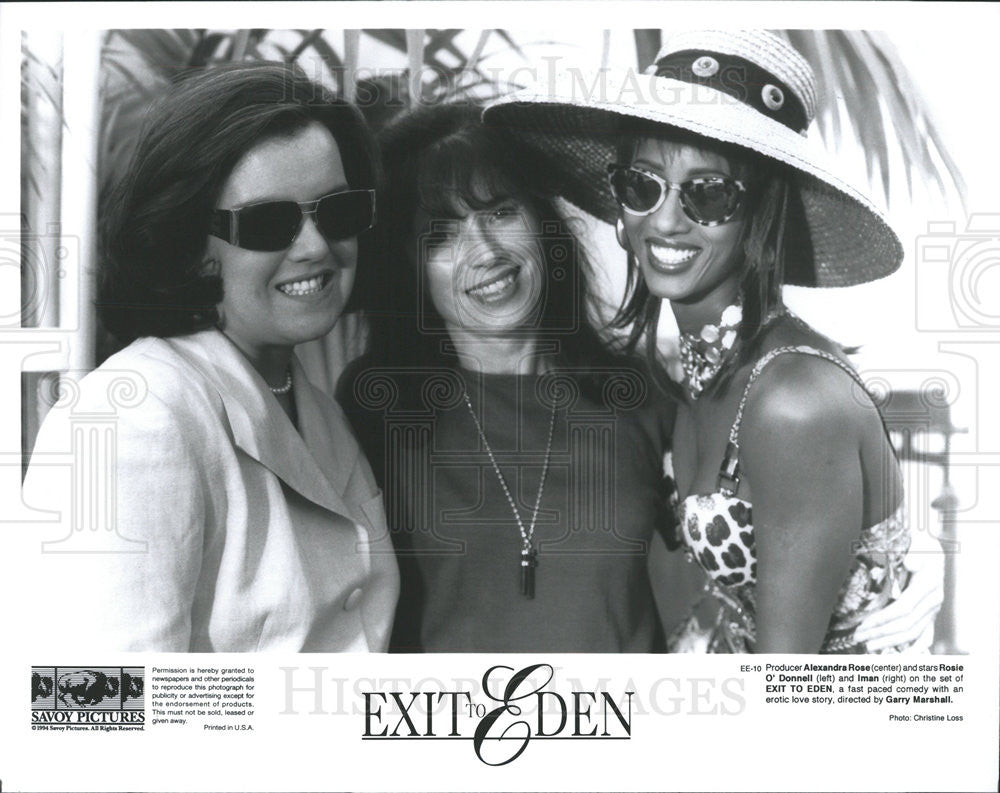 1994 Press Photo Rosie O&#39;Donnell &amp; Iman in &quot;Exit to Eden&quot; - Historic Images