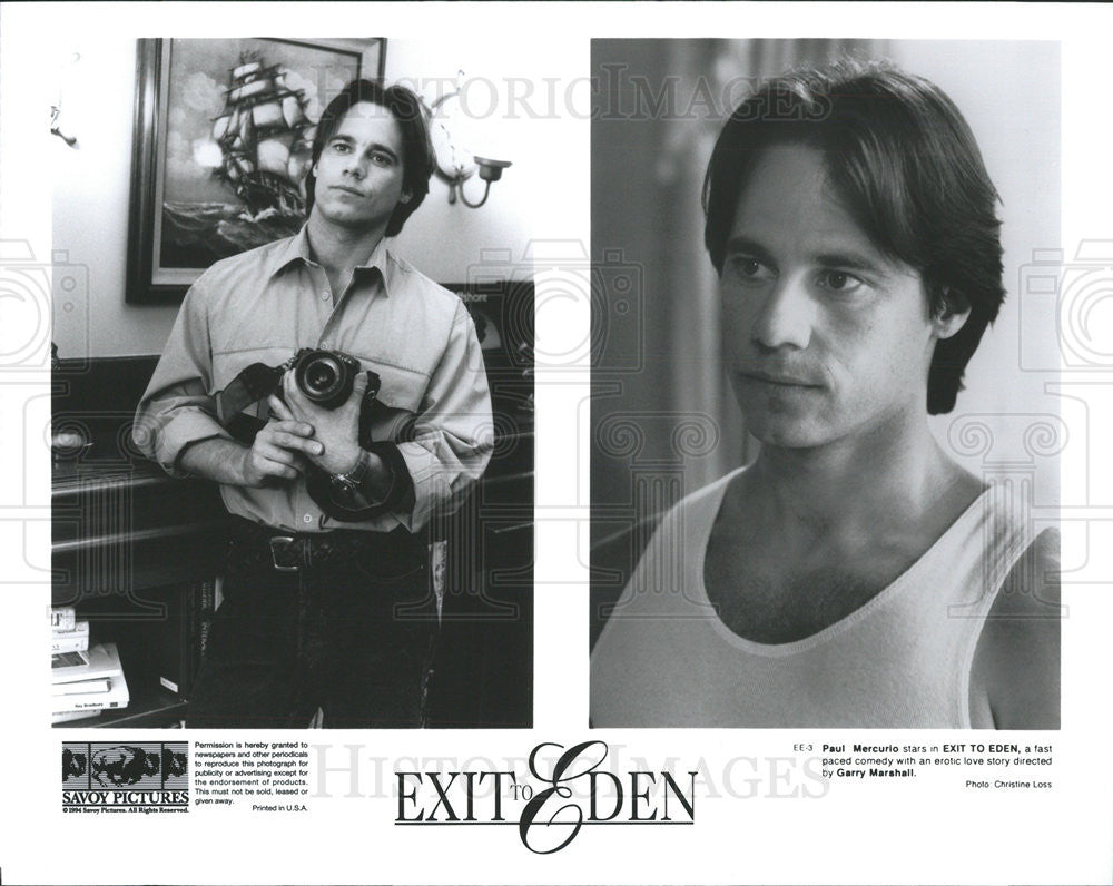 1994 Press Photo Paul Merculo stars in Exit to Eden directed by Garry Marshall - Historic Images