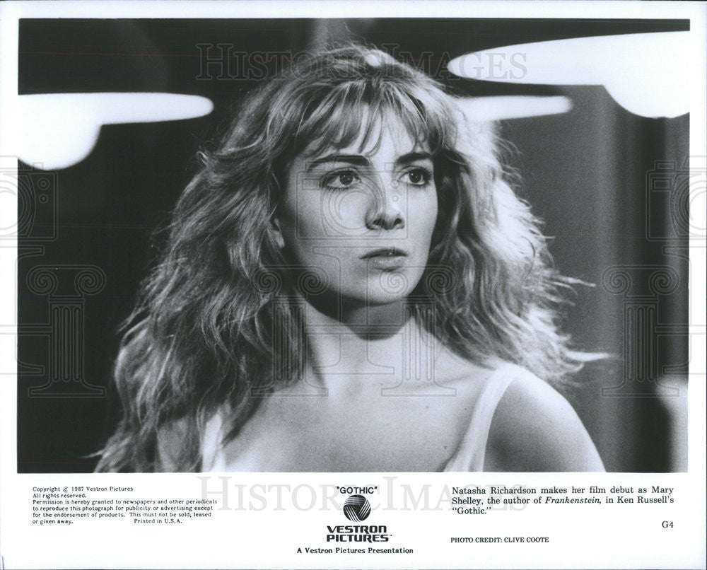 1987 Press Photo Gothic Natasha Richardson - Historic Images