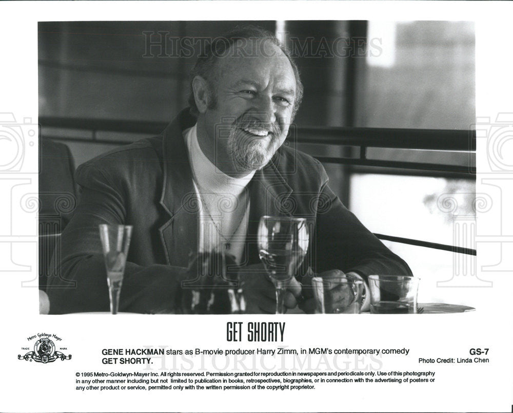 1995 Press Photo Gene Hackman Stars As Harry Zimm In Get Shorty - Historic Images