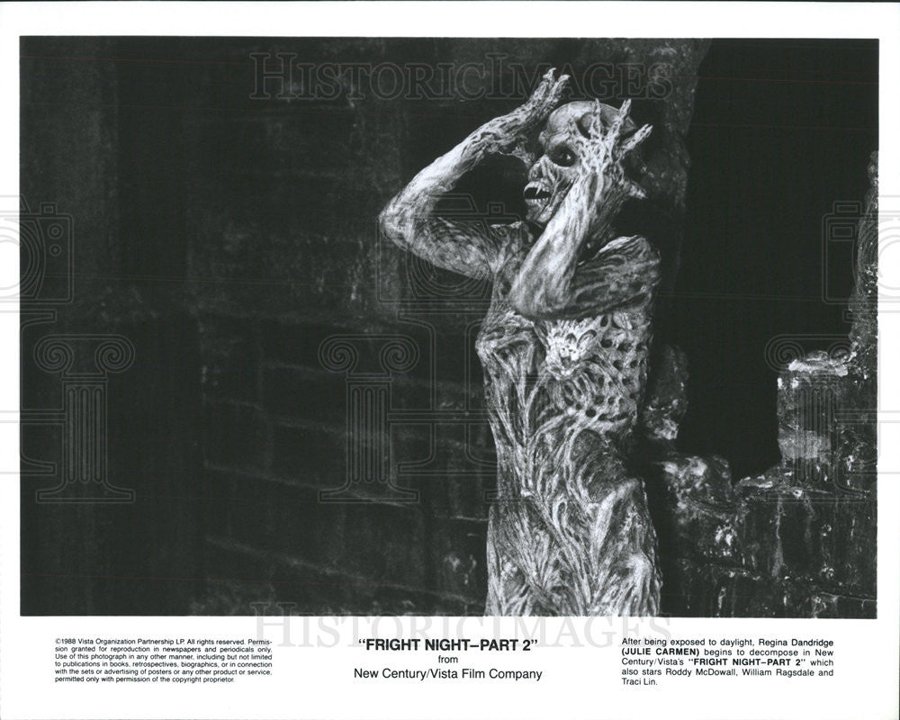 1988 Press Photo Julie Carmen stars in &quot;Fright Night - Part 2&quot; - Historic Images