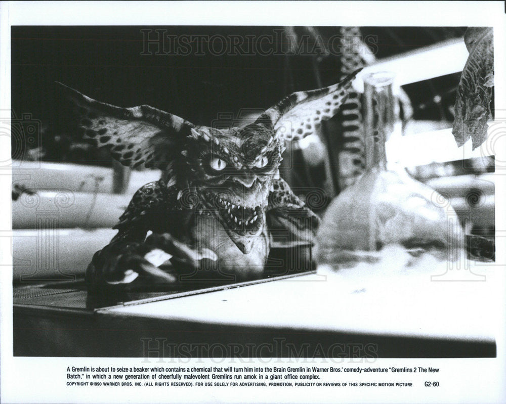 1990 Press Photo Movie &quot;Gremlins 2 The New Batch&quot; - Historic Images