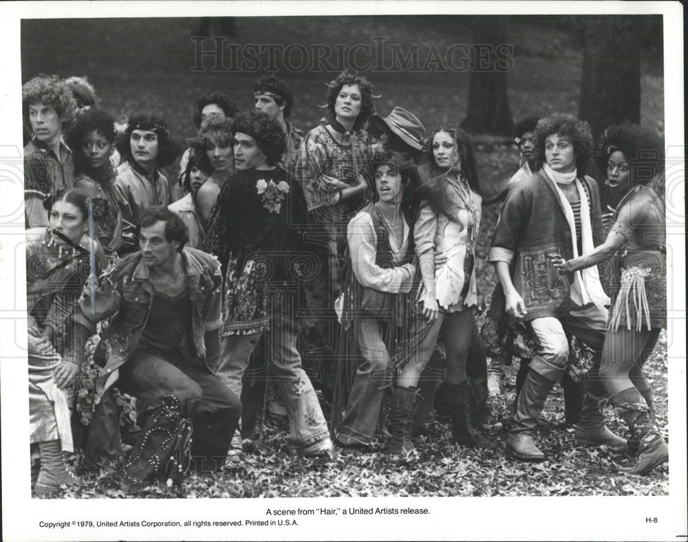 1979 Press Photo A scene from &quot;Hair&quot; - Historic Images