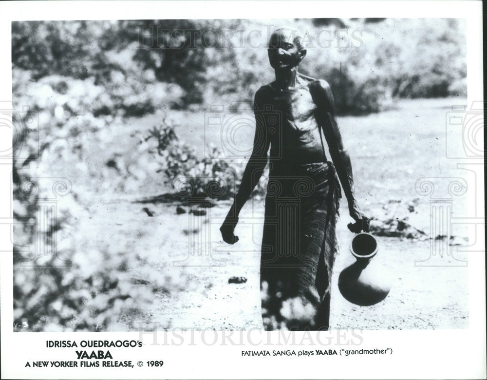 1989 Press Photo Fatimata Sanga ,actress - Historic Images