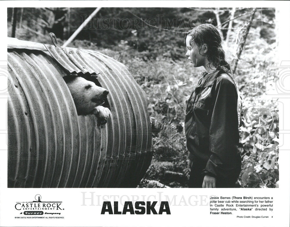 1996 Press Photo Thora Birch in &quot;Alaska&quot; - Historic Images