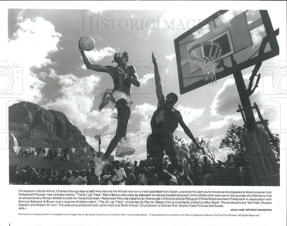 Press Photo Charles Gitonga Maina Stars As Saleh In &quot;The Air Up There&quot; - Historic Images