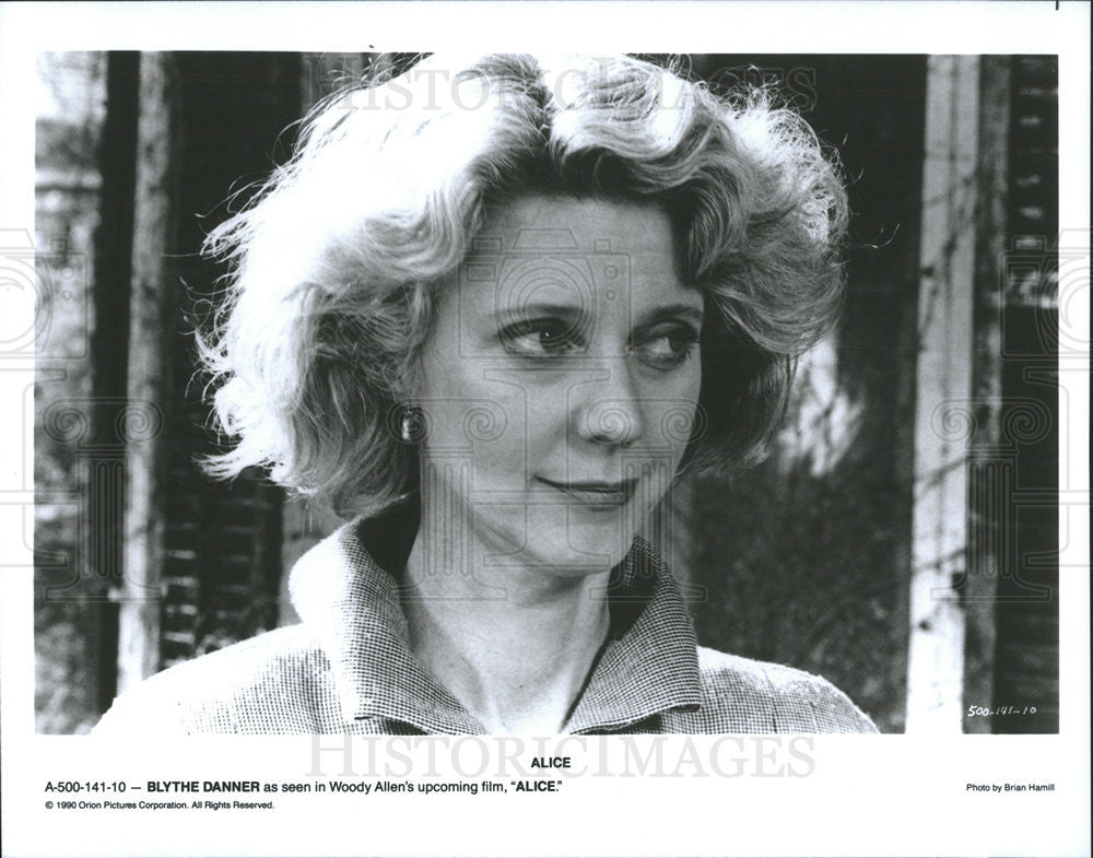 1990 Press Photo Blythe Danner Stars In Woody Allen&#39;s &quot;Alice&quot; - Historic Images