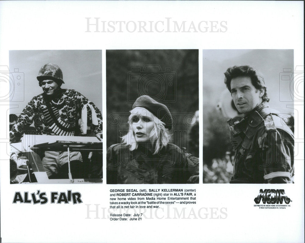 1989 Press Photo All&#39;s Fair Movie Poster - Historic Images