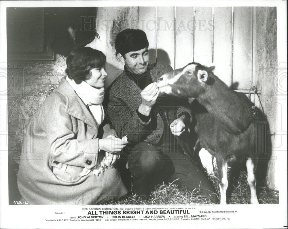 1978 Press Photo John Alderton Lisa Harrow Film Actor Actress - Historic Images