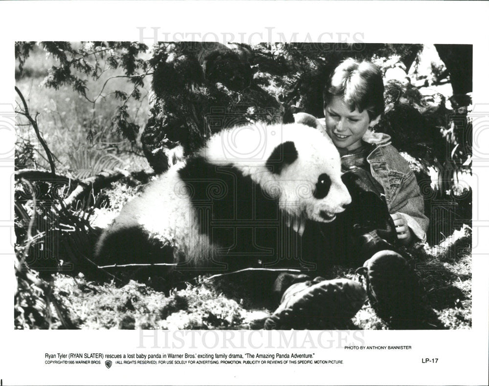 1995 Press Photo Ryan Slater&#39;s The Amazing Panda Adventure - Historic Images