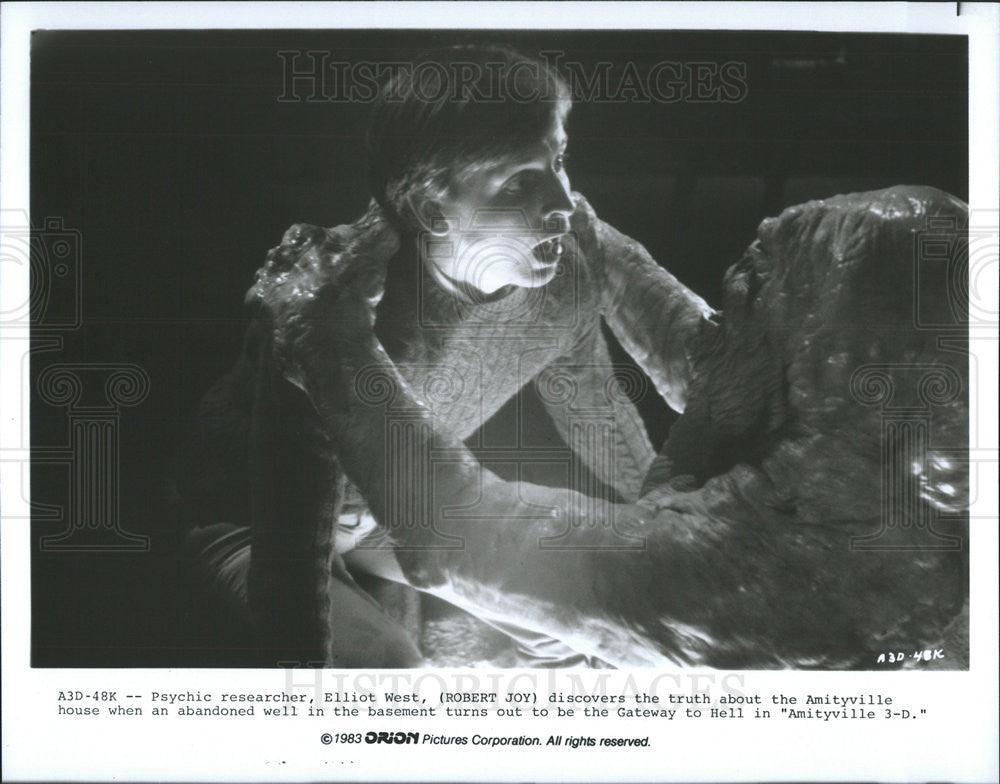1983 Press Photo Robert Joy Stars As Elliot West In &quot;Amityville 3-D&quot; - Historic Images