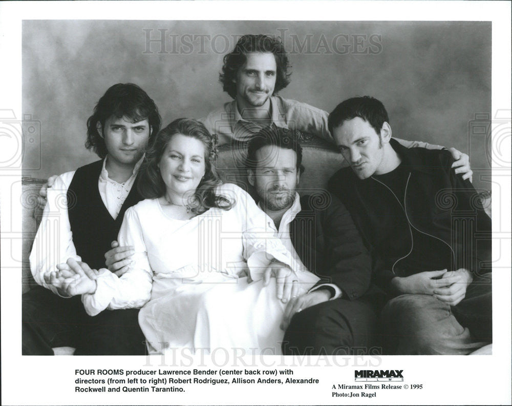 1995 Press Photo &quot;Four Rooms&quot; Directors - Historic Images