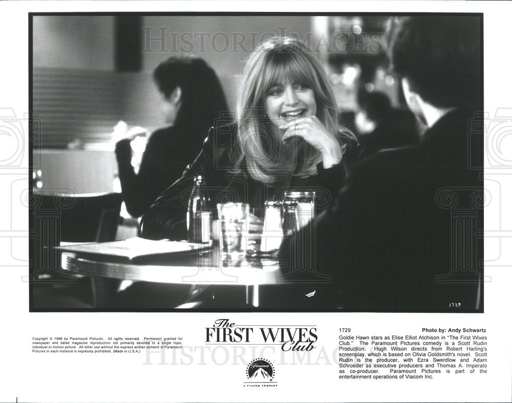 1996 Press Photo Goldie Hawn in &quot;The First Wives Club&quot; - Historic Images