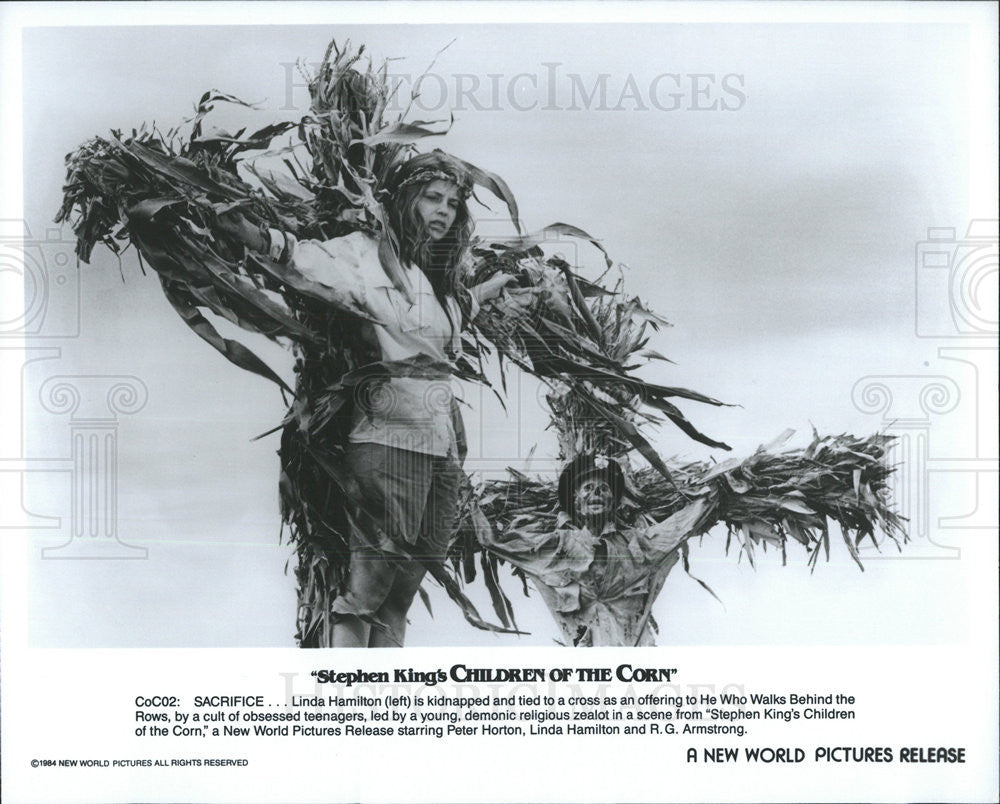 1984 Press Photo Stephen King&#39;s &quot;Children of the Corn&quot; - Historic Images