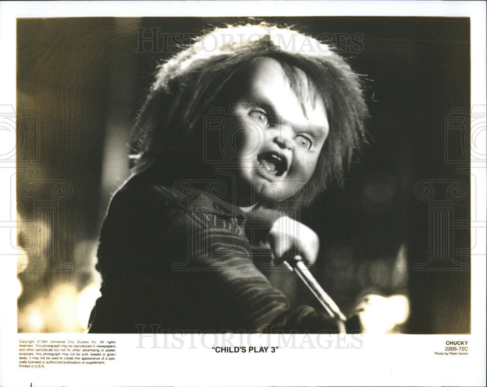 1991 Press Photo &quot;Child&#39;s Play 3&quot; - Historic Images